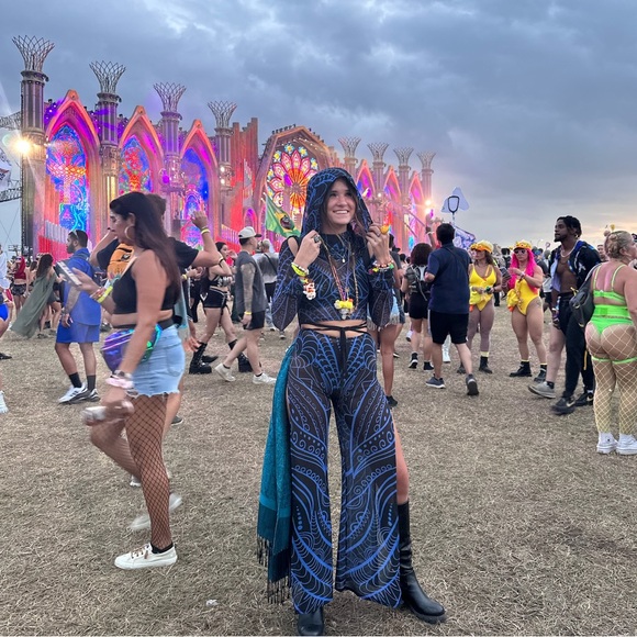 BADINKA Blue Occult set (pants and top) - Picture 4 of 6